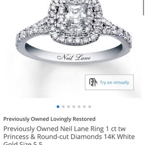 Neil Lane White Gold Diamond Ring